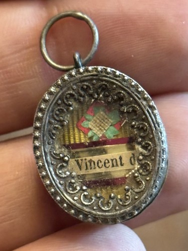 Reliquaire argent saint - argent,
