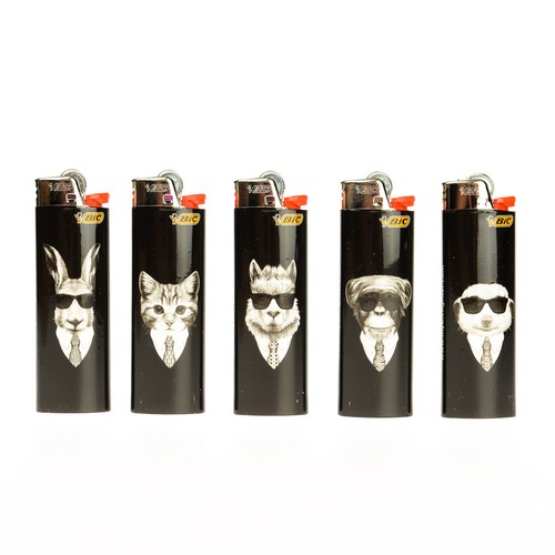 Briquet bic cool animal - briquet, x5