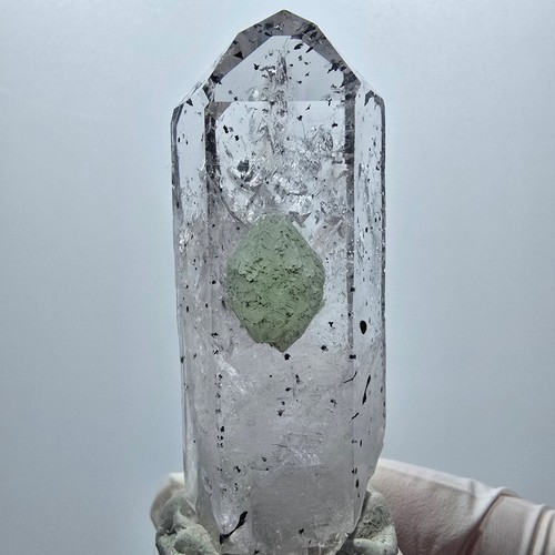 Quartz fumé enhydro harlequin - quartz,