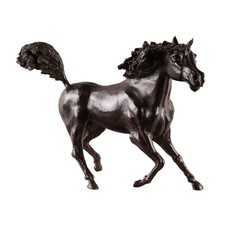 Sculpture Modèrne Cheval Bronze Signée Cesare Rabitti Italie 1993 Originale