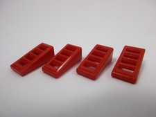 LEGO x4 Red Slope Grille 61409 Set 76038 60097 7207 7206 4209 70146 76078 70500