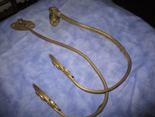 2 embrasses pour double rideaux en bronze anciens (début XXe) N° A3