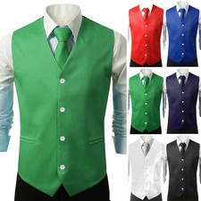 Ensemble élégant costume de mariage pour homme gilet cravate L XL 2XL 3XL