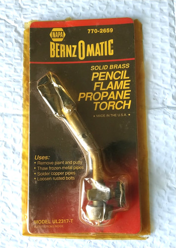 Bernzomatic basic use ul2317 - bernzomatic,