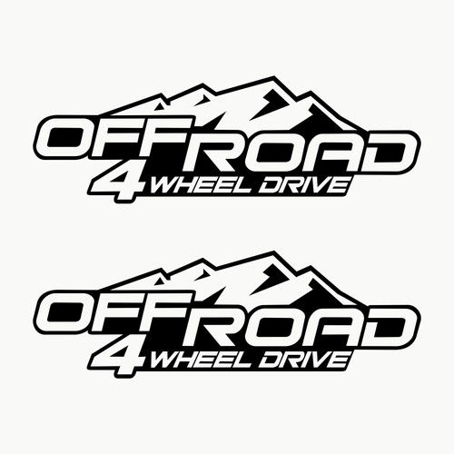 Autocollant voiture 4x4 - autocollant, tout