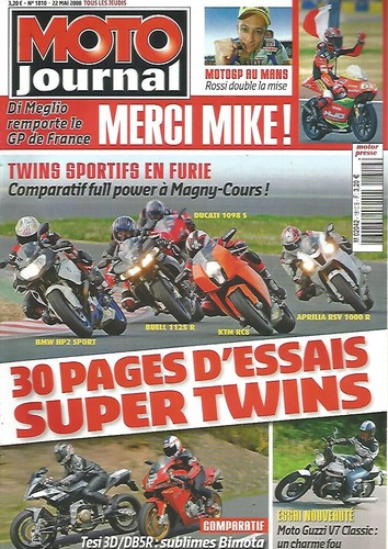 Moto journal 1810 bmw hp2 - moto,