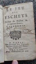 LE JEU DES ESCHETS - (Echecs)