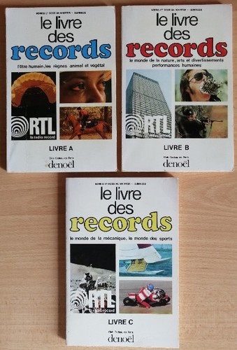 Livre des records - le,