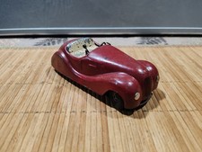 Rare ANCIENNE VOITURE JIBBY A REMONTER A CLE EN TOLE  JOUET MINIATURE 1940 50's 