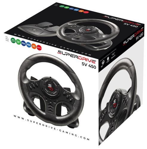 Volant gaming superdrive sv450 - gaming,