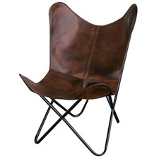 Fauteuil Papillon En Cuir De