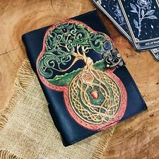 Journal en cuir ancien arbre