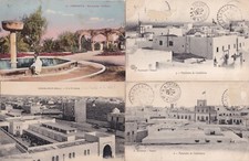 Lot de 4 cartes postales anciennes postcards CASABLANCA MAROC MOROCCO 5