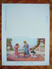 ANCIEN MENU PUBLICITAIRE