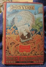 Verne Jules MISTRESS BRANICAN dos au phare portrait imprimé hetzel 1890 