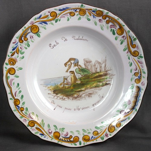 Belle assiette faïence de - faÏence,