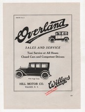 WILLYS KNIGHT SEDAN 1924 Ad