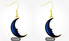 Boucles visage lune - lune, –