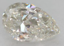 Certifié 1.07 Carat G VS1 Poire Forme Naturel Amélioré Diamant Seul 8.12x5.43mm