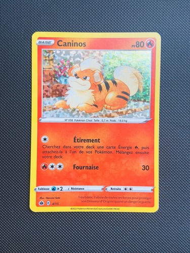 Carte pokémon caninos 15 - pokémon, 4/15