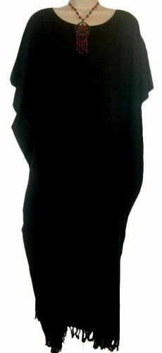Uni caftan robe femmes - uni,