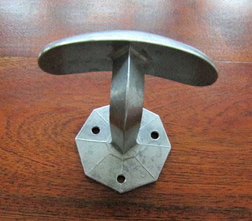 Patère vintage aluminium - patère,