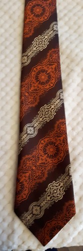 Cravate homme marron rouille - cravate,
