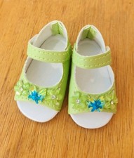 chaussure Vert fleur 55mm