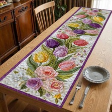 Spring Floral Table Runner