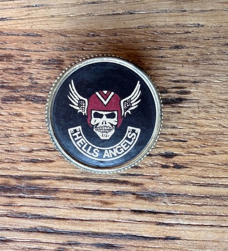 80s hells angels insert badge - hells,