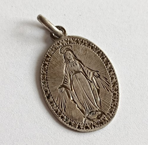 Médaille argent vierge - argent,
