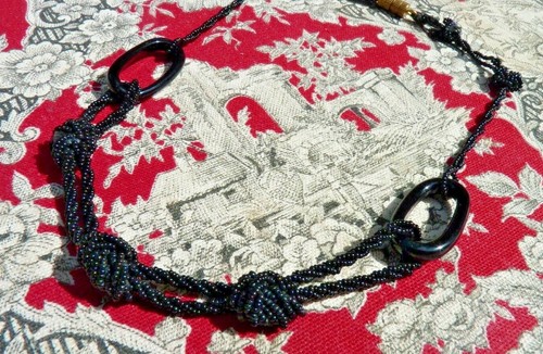 Ancien collier ras cou - ras,