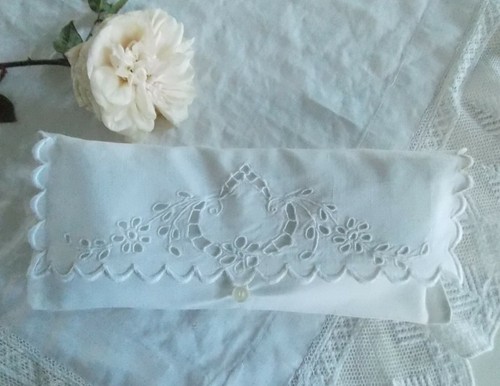 Ancien porte serviette brode - porte,