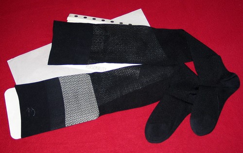 Bas fantaisie chevron - , 2