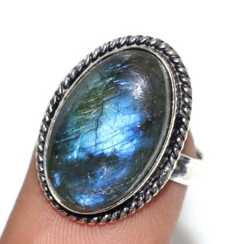 Bague artisanale labradorite - artisanale,