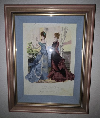 Ancienne gravure mode - gravure, de