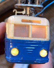 trolley bus HO bleu crème 2