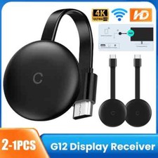 True 4K G12 AirPlay TV Stick WIFI Récepteur d'affichage Dongle Receiver HDMI++