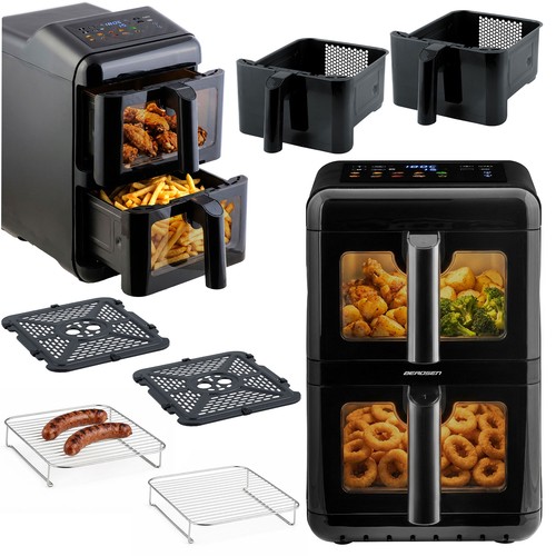 Friteuse air chaud double - friteuse, chaud,