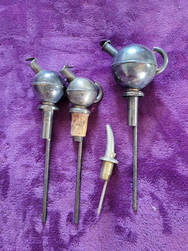 Lot antique silver metal - of, 3