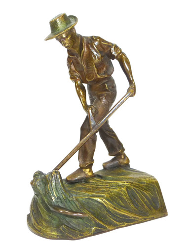 Homme bronze vienne avec - homme,