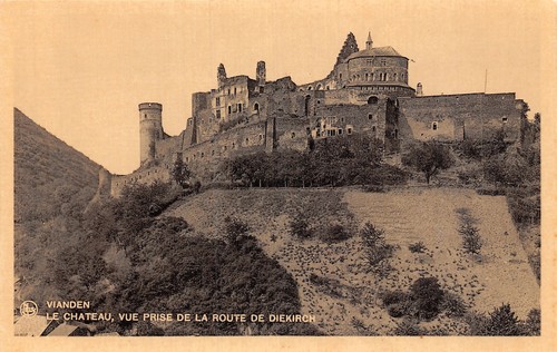 Luxembourg vianden chateau - le,