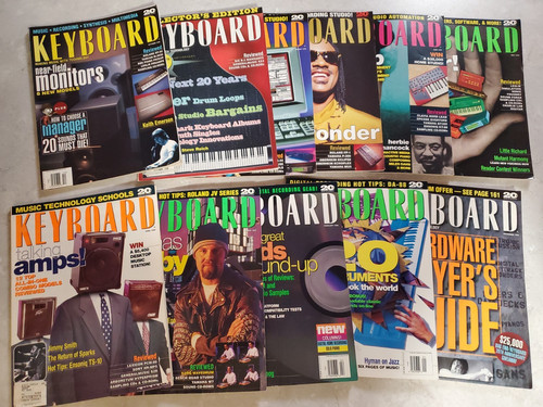 Lot keyboard magazines - 11,