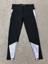 Victoria's Secret VSX Sport Fashion Show Hologram Silver Knockout Tights L