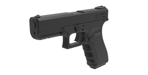 Pistolet glock17 réaliste - pistolet,