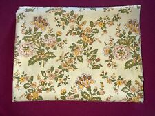 Tissu ancien coton fleurs campagne  larg 120 cm x H 200 cm / C657