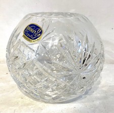 Ancien vase boule en Crystal