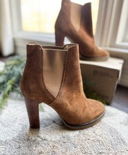 Minnelli Suede Heeled Ankle