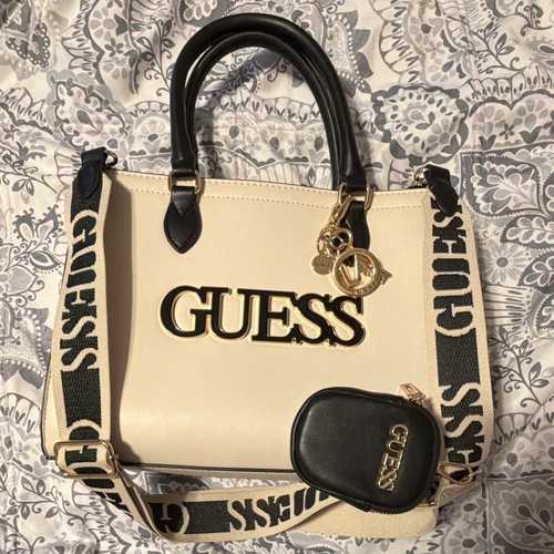 Guess logo satchel top handle - logo,