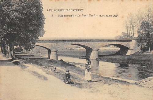 Cpa mirecourt le - cpa, pont